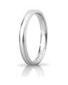 Fede Nuziale Unoaerre Orion "Slim" in Oro Bianco 3 mm