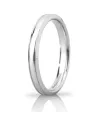 Unoaerre Orion "Slim" Wedding Ring in White Gold 3 mm