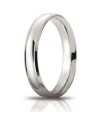 Unoaerre Orion Wedding Ring in White Gold 4 mm