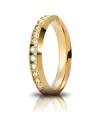 Unoaerre Venere Wedding Ring in Yellow Gold with Diamonds