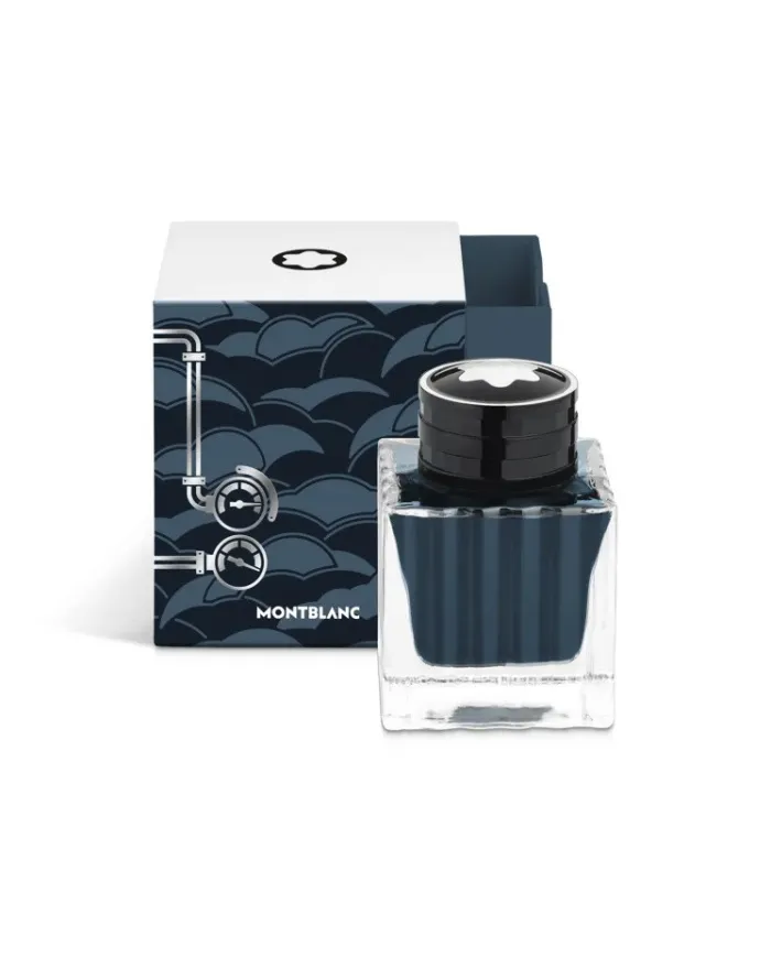 Bouteille d'encre Meisterstück Le Tour du monde en 80 jours, bleu carbone 50 ml