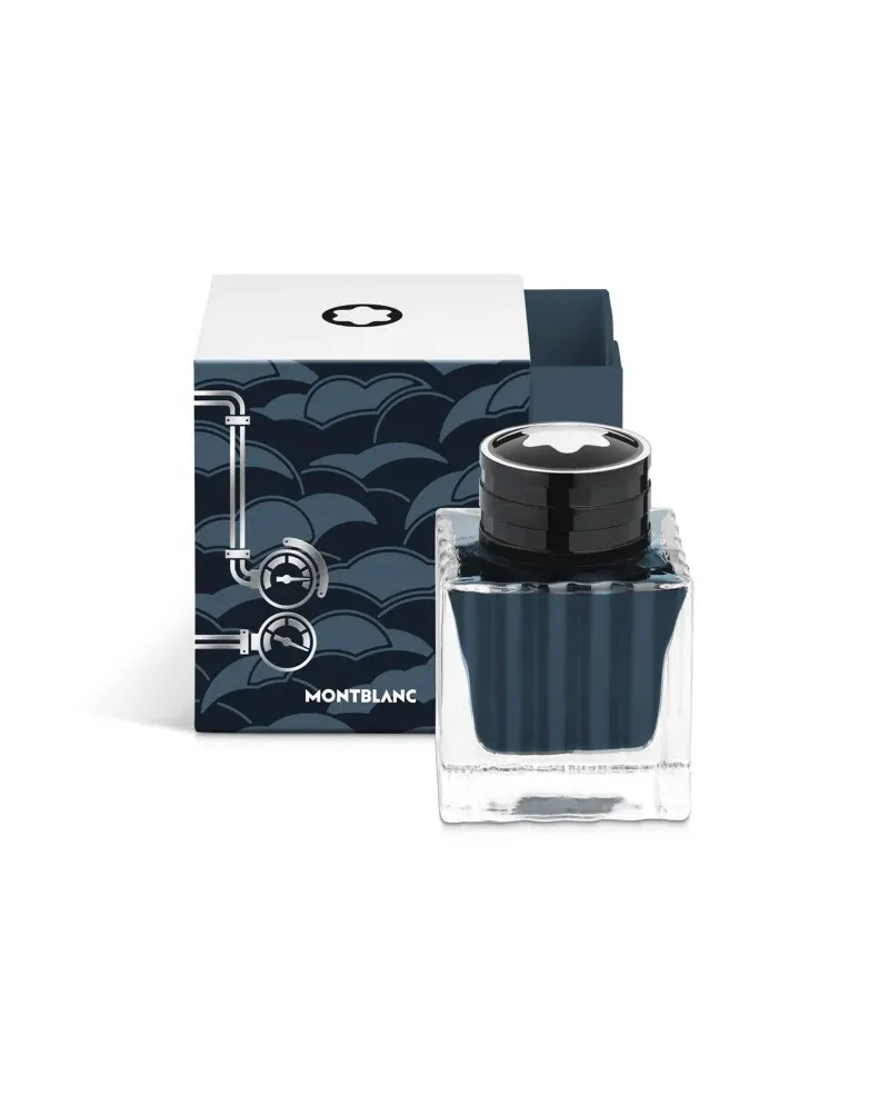 Meisterstück Around the World in 80 Days Ink Bottle, Carbon Blue 50 ml