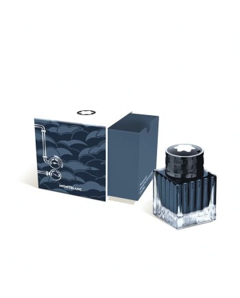 Bouteille d'encre Meisterstück Le Tour du monde en 80 jours, bleu carbone 50 ml