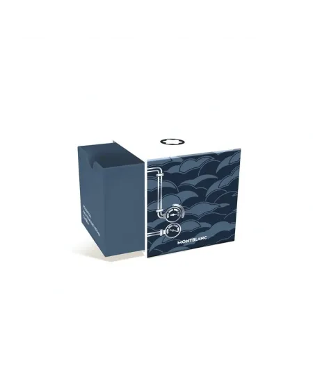Boccetta d'inchiostro Meisterstück Around the World in 80 Days, Blu Carbone 50 ml