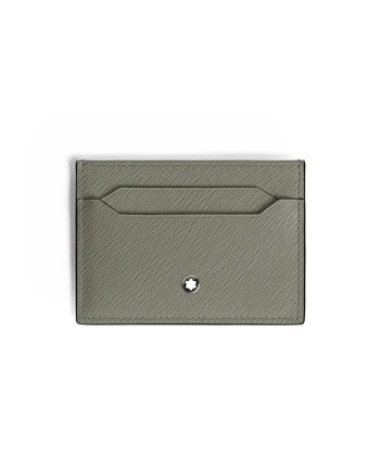 Montblanc Sartorial 5 Compartment Grey Leather Card Holder