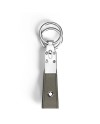 Montblanc Sartorial Keychain in Grey Leather