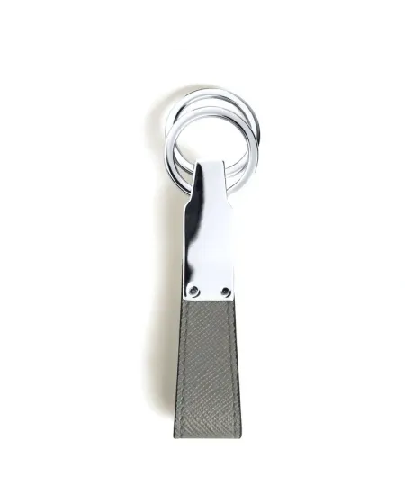 Porte-clés Montblanc Sartorial en cuir gris