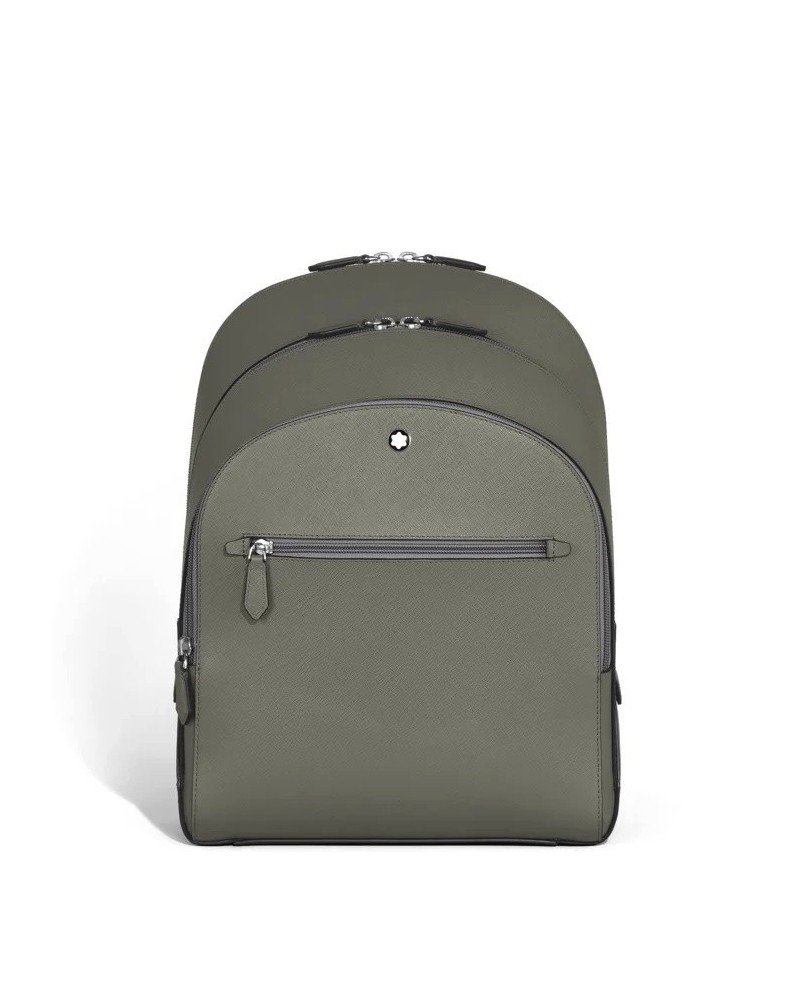 Montblanc Sartorial 3 Compartment Medium Backpack in Grey Leather