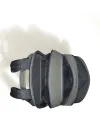 Zaino Medio Montblanc Sartorial 3 Scomparti in Pelle Grigia