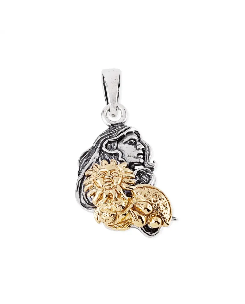 Gerardo Sacco August Months Pendant in Silver