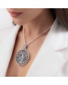 Collier Gerardo Sacco en argent avec scène mythologique