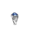 Anello Reverse Gerardo Sacco Agosto Estate in Argento con Cristallo