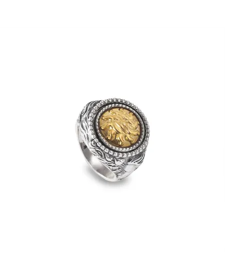 Anello Reverse Gerardo Sacco Agosto Estate in Argento con Cristallo