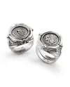 Bague en argent avec pièce rotative de Gerardo Sacco