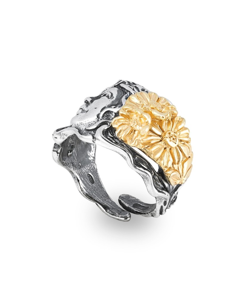 Bague Gerardo Sacco en argent avec les mois d'avril