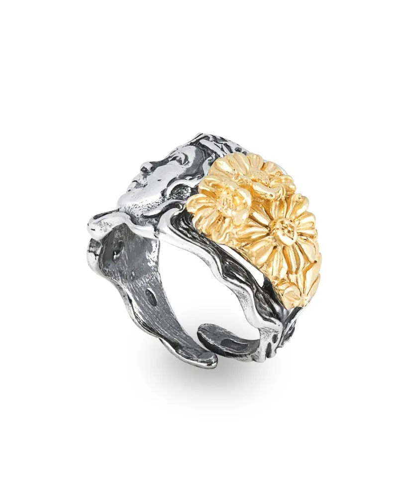 Gerardo Sacco April Months Ring in Silver