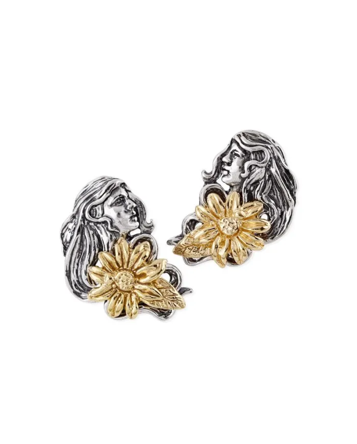 Boucles d'oreilles Gerardo Sacco Mois d'avril en argent