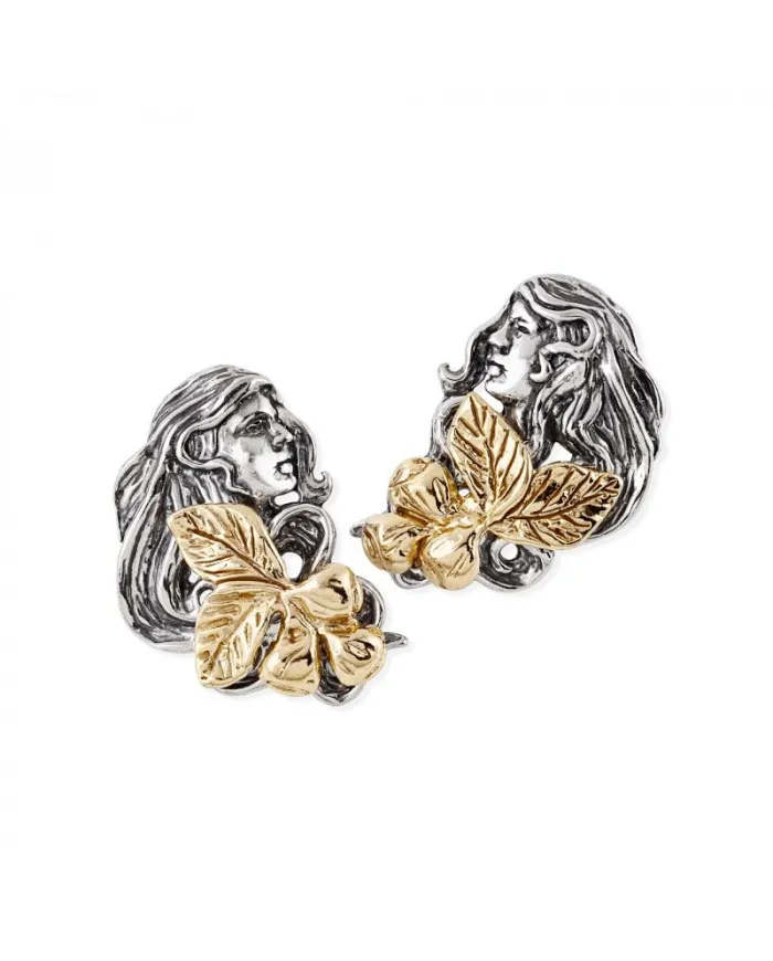 Boucles d'oreilles Gerardo Sacco Mois d'octobre en argent