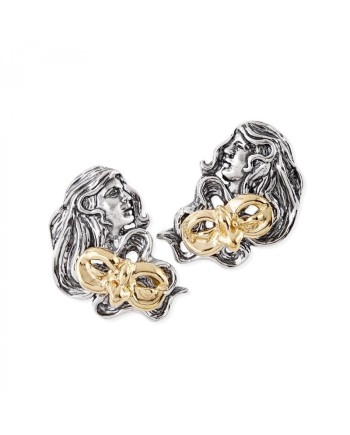 Gerardo Sacco February Months Earrings in Silver