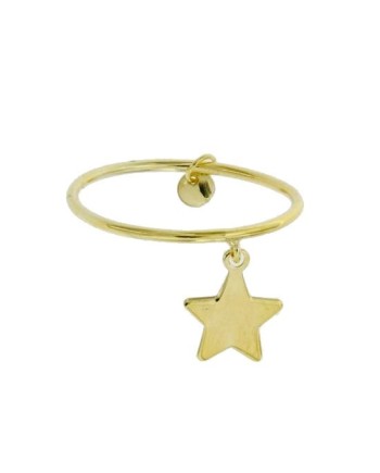 Bague en or Luiber avec pendentif étoile