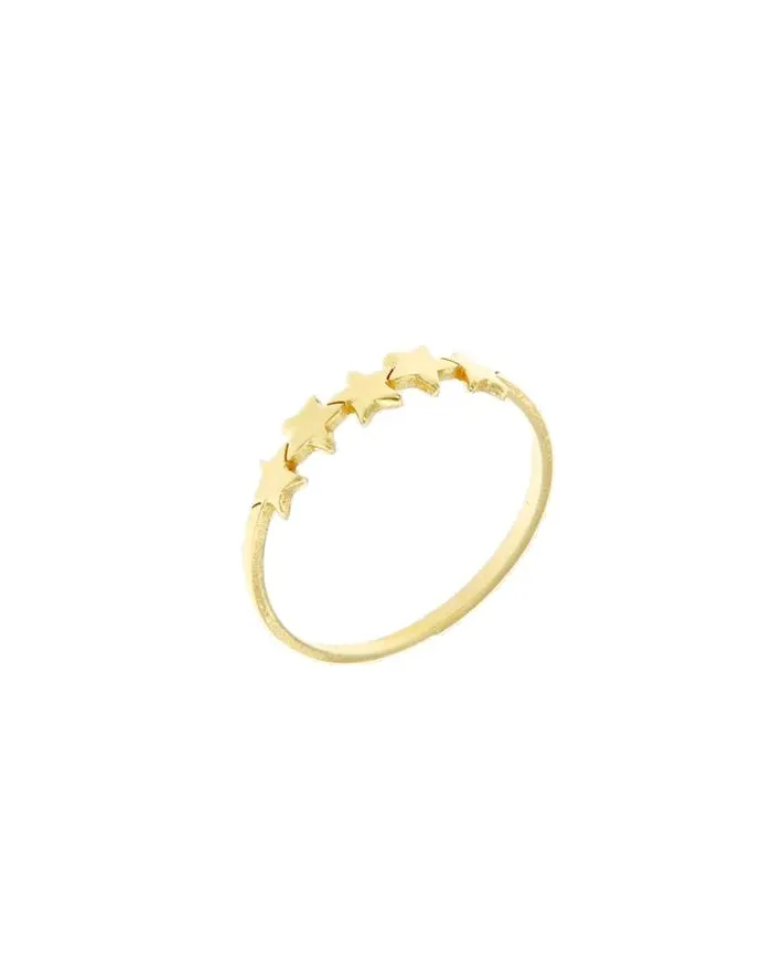 Bague en or Luiber avec étoiles