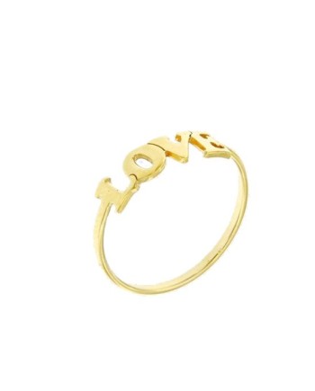 Anello Luiber in Oro con Scritta "Love"