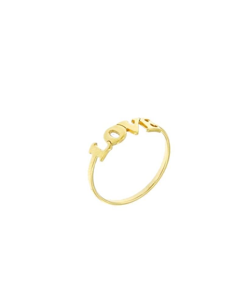 Bague en or Luiber avec inscription « Love »