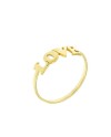 Luiber Gold Ring with "Love" Writing