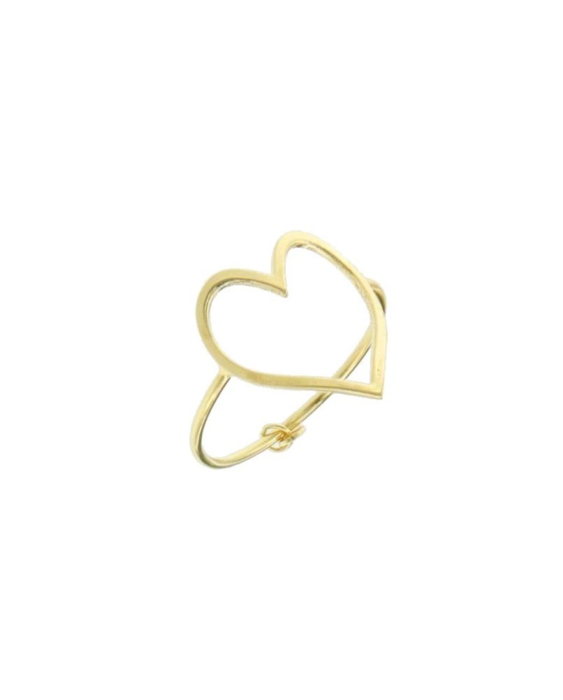 Luiber Heart Gold Ring