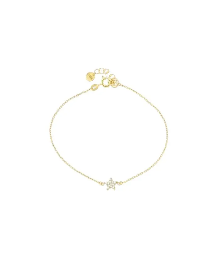 Bracciale Luiber in Oro e Stella con Zirconi