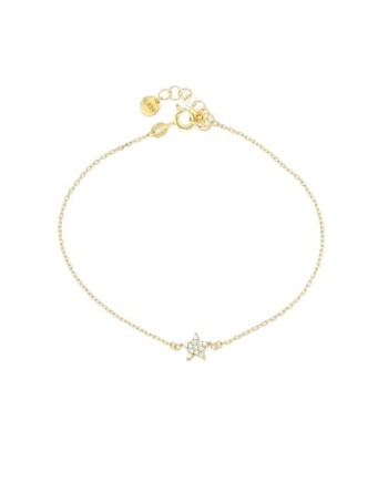 Bracelet Luiber en or et étoile avec zircone