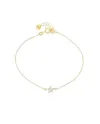 Luiber Gold and Star Bracelet with Zirconia