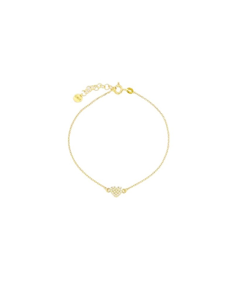 Luiber Bracelet in Gold and Heart with Zirconia