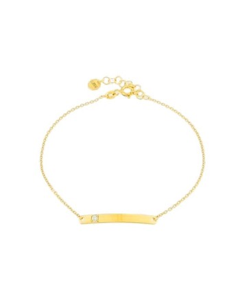 Bracciale Luiber in Oro con Barretta e Zircone