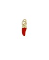 Charm Luiber in Oro con Peperoncino PiccoloSmaltato