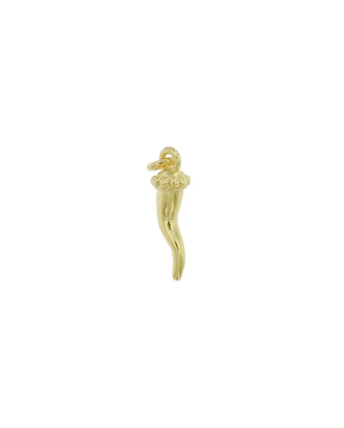 Luiber Gold Charm with Horn