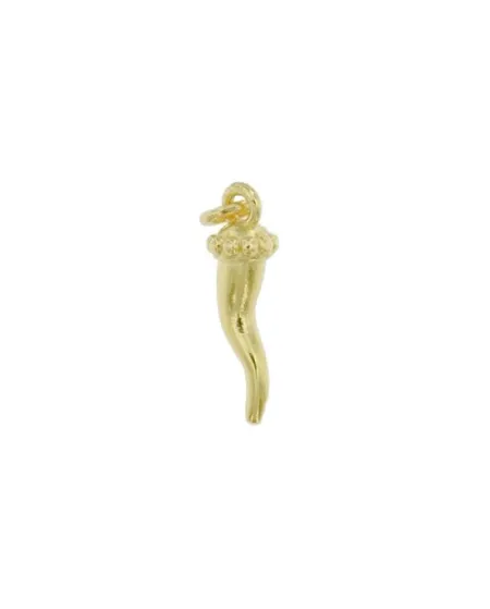 Charm Luiber in Oro con Cornetto