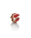Bague Chantecler Capri en or rose avec diamants et corail rose
