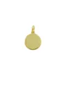 Charm Luiber in Oro Piastrina Tonda