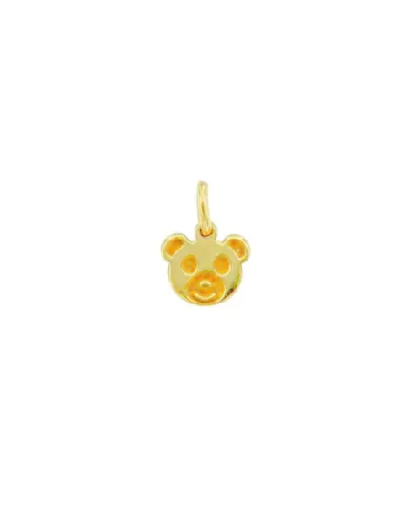 Breloque en or Luiber avec ours en peluche