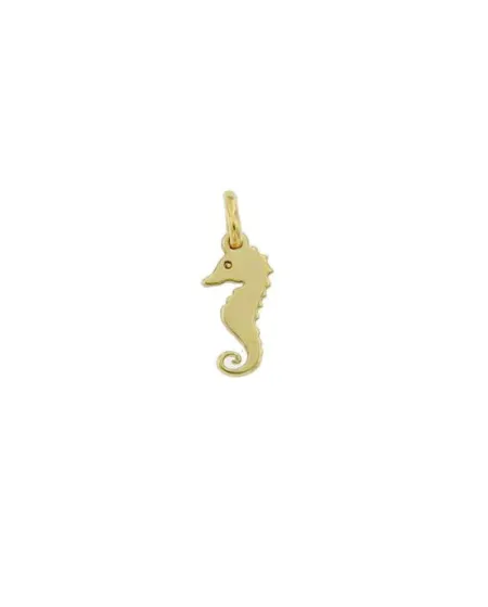 Luiber Gold Charm with Seahorse