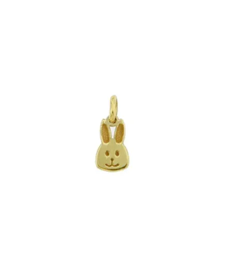 Luiber Gold Charm with Bunny