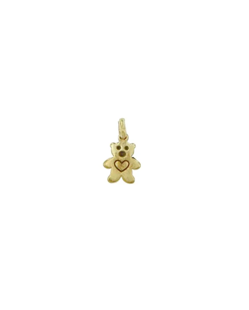Charm Luiber in Oro con Orsetto con Cuore