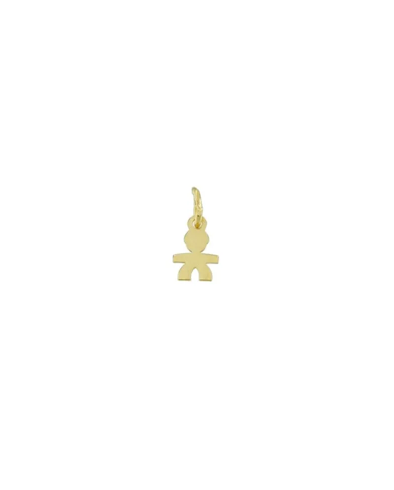 Charm Luiber in Oro con Silhouette Bimbo