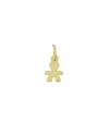 Luiber Gold Charm with Baby Silhouette