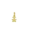 Luiber Gold Charm with Baby Girl Silhouette
