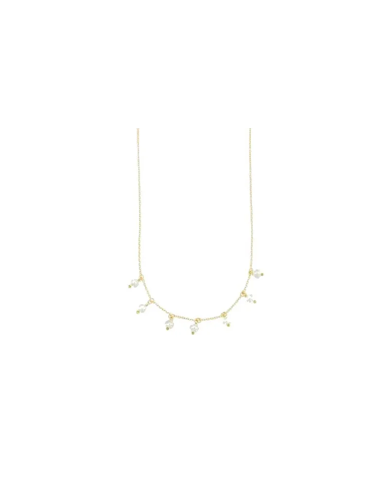 Collana Luiber in Oro con 7 Perle Pendenti