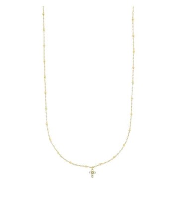 Collana Luiber in Oro con Mini Croce di Zirconi