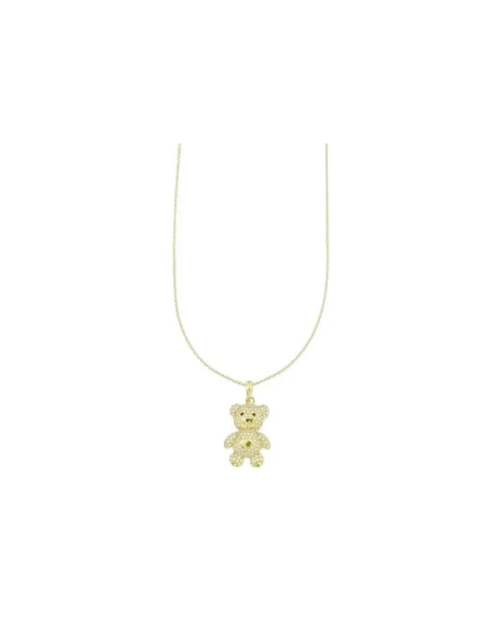 Collana Luiber in Oro con Orso Pavé