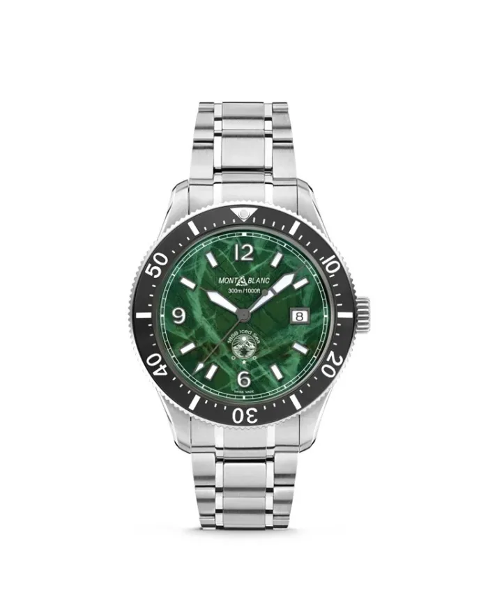 Montre Montblanc Iced Sea Automatic Date Green à double bracelet